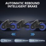 Ab Roller Wheel with Automatic Rebound for Home Gym Core Fitness, Sturdy Abdominal Exercise Equipment, Includes Knee Pad, Perfect for Ab Workouts and Strength Training - Image 3