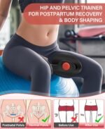 Hip Trainer Kegel Exerciser, Pelvic Floor Trainer, Kegel Trainer for Postpartum Rehabilitation, Trimmer Inner Thigh, Thigh Toner Workout - Image 4
