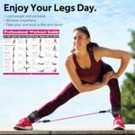 WALITO Ankle Resistance Bands with Cuffs, Exercise Bands for Legs and Butt, Booty Workout Equipment for Kickbacks and Hip Fitness Training - Image 5