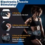 Electronic Muscle Stimulator - Fitness Training Equipment for Men & Women, 8 Modes Electronic Abdominal Stimulator for Full Body Workout, Fitness Equipment for Strength Training, Toning, Recovery - Image 4