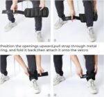 Sportneer Adjustable Ankle Weights 1 Pair 2 4 6 8 10 Lbs Leg Weight Straps for Women Men, Weighted Ankle Weights Set for Gym,Fitness, Workout,Walking, Jogging,1-5 lbs Each Ankle, 1 Pair 2-10 lbs - Image 6
