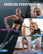 Resistance Bands for Working Out: 5-Levels Exercise Bands Set - Pull Up Assistance Elastic Silicone - Physical Therapy/Stretching/Training - Home Gym for Women/Men - Image 6