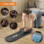 Pilates Board,Multifunctional Rebound Abdominal Board,Foldable Pilates Reformer Set, Ab Core Trainer Machine,Ab Exercise Board,Abs Workout Equipment for Women Home Gym Equipment - Image 4