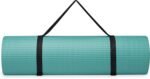 Gaiam Essentials Thick Yoga Mat Fitness & Exercise Mat with Easy-Cinch Yoga Mat Carrier Strap, 72"L x 24"W x 2/5 Inch Thick - Image 8