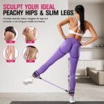 Ankle Resistance Bands with Cuffs, Home Gym Workout Equipment, Lifting Glute Butt Exercise Equipment for Women, Ankle Weights Fitness Set, Leg Booty Equipment for Training Perfect Body Shape - Image 2