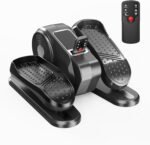 Under Desk Elliptical Exercise Machine with Remote Control & 12 Speeds, Quiet Elliptical Machine for Home Use, Ellipse Leg Exerciser as Seen on TV, Electric Leg Exerciser While Sitting for Seniors