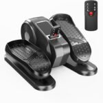 Under Desk Elliptical Exercise Machine with Remote Control & 12 Speeds, Quiet Elliptical Machine for Home Use, Ellipse Leg Exerciser as Seen on TV, Electric Leg Exerciser While Sitting for Seniors