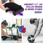 Ab Roller Wheel, Automatic Rebound Abdominal Wheel for Core Workout, Workout Equipment for Difficult Abdominal & Core Strength Training,pilates board - Image 6