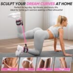 Ankle Resistance Bands with Cuffs,Workout Sets for Women, Resistance Bands for Working Out, Exercise Band for Leg Booty, Home Gym Workout Equipment, Ankle Weights Fitness Band Set - Image 3