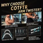Twister Arm Trainer, Adjustable Chest Workout Equipment for Men & Women, Home Gym Strength Trainer, Muscle Builder & Strength Training for Arms, Chest (20-110 lbs) - Image 5
