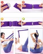 YXILEE Pilates Ring Circle Set - Workout at Home Workout Equipment Women - Booty Bands Stretching Equipment Pilates Mini Exercise Ball for Legs Arms and Thighs - Image 5