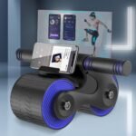 Ab Roller Wheel with Automatic Rebound for Home Gym Core Fitness, Sturdy Abdominal Exercise Equipment, Includes Knee Pad, Perfect for Ab Workouts and Strength Training - Image 7