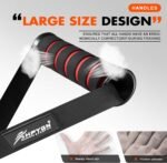 HPYGN Exercise Handle, Replacement Fitness Equipment for Pilates, Yoga, Strength Trainer, Pull Down Home Gym Red, Grey, Blue Working Out Handle - Image 2