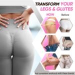 Ankle Resistance Bands with Cuffs,Workout Sets for Women, Resistance Bands for Working Out, Exercise Band for Leg Booty, Home Gym Workout Equipment, Ankle Weights Fitness Band Set - Image 5