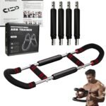Twister Arm Trainer,30-120lb Adjustable Arm Chest Exerciser with 4 Resistance Springs for Men & Women,Detachable Power-Twist Home Fitness Equipment,Used to Enhance Upper Body Muscle Strength