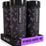 Wipex Natural Fitness Equipment Wipes, 75ct Lavender & Vinegar Cleaner, Gym Wipe for Equipment, Bulk Size for Everyday Use, 75 Count (Pack of 4)