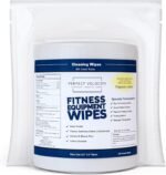 Fitness Gym Equipment Wipes - 4 Rolls of 800 Pre-Moistened Cleaning Refill Wet Wipes - For Upwards and Downwards Dispensers - Image 6