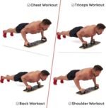 Push Up Board Workout Equipment for Chest Triceps, Back, Arms Muscles, Fitness Portable Pushup Board For Man And Women, Perfect Multi-Functional Push-Up Stand Bar Muscle Building by CTRL Sports - Image 5
