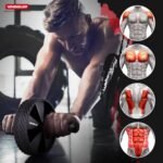 Vinsguir Ab Roller Wheel - Ab Workout Equipment for Difficult Abdominal & Core Strength Training, Home Gym Fitness Equipment, Exercise Wheel for Men Women (Black) - Image 3