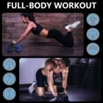 Ab Roller Wheel with Automatic Rebound for Home Gym Core Fitness, Sturdy Abdominal Exercise Equipment, Includes Knee Pad, Perfect for Ab Workouts and Strength Training - Image 2