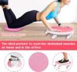 6 Caster Ab Roller, Ab Exercise Equipment with Knee Pads, Ab Roller Wheel for Core Exercise, Abdominal Strength Training for Home Gym, 360° Silent Ab Workout Equipment - Image 2