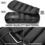 Sportneer Adjustable Ankle Weights 1 Pair 2 4 6 8 10 Lbs Leg Weight Straps for Women Men, Weighted Ankle Weights Set for Gym,Fitness, Workout,Walking, Jogging,1-5 lbs Each Ankle, 1 Pair 2-10 lbs - Image 3