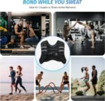 ZELUS Weighted Vest, 6lb/8lb/12lb/16lb/20lb/25lb/30lb Weight Vest with Reflective Stripe for Workout, Strength Training, Running, Fitness, Muscle Building, Weight Loss, Weightlifting - Image 6
