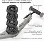 OYO NOVA Personal Gym - Full Body Portable Gym Equipment with Increased Resistance - Home, Office or Travel - Strength Training with NASA Fitness Technology - Image 3