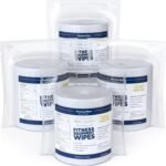 Fitness Gym Equipment Wipes - 4 Rolls of 800 Pre-Moistened Cleaning Refill Wet Wipes - For Upwards and Downwards Dispensers - Image 2
