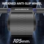 Ab Roller Wheel with Automatic Rebound for Home Gym Core Fitness, Sturdy Abdominal Exercise Equipment, Includes Knee Pad, Perfect for Ab Workouts and Strength Training - Image 6