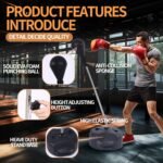 Punching Bag with Stand-Fast Bounceback to Increase Speed, Reflexes, and Stamina – Height Adjustable for Training, Boxing Equipment, Stress Relief & Fitness - Image 3