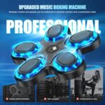 2025 Cutting-Edge Music Boxing Machine for Kids, Smart Bluetooth-Enabled Wall-Mounted Fitness Marvel with Premium Boxing Gloves, Ultimate Home Punching Workout Companion (Revolutionary Upgrade) - Image 2