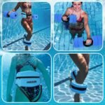 Hikeen 6-Piece Water Aerobics Pool Exercise Equipment, Aqua Aerobics Equipment Set,Includes High Density Water Dumbbell Aqua Belt and Ankle Weights for Aquatic Therapy,Pool Fitness - Image 9