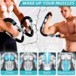 Twister Arm Trainer, 66-110lb Adjustable Fitness Equipment, Chest Workout Equipment for Men, Portable Detachable Upper Body Forearm Strengthener Shoulder Arm Exerciser for Home Gym - Image 2
