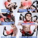 Twister Arm Trainer, 60-100lb Adjustable Chest Workout Equipment, Portable Power Twister Bar, Detachable Design, Arm Trainer for Men, Chest Trainer for Men, Shoulder Muscle Training, Fitness Anywhere - Image 5