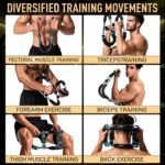 Twister Arm Trainer, Adjustable Chest Workout Equipment for Men & Women, Home Gym Strength Trainer, Muscle Builder & Strength Training for Arms, Chest (20-110 lbs) - Image 2