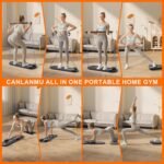 Pilates Board,Multifunctional Rebound Abdominal Board,Foldable Pilates Reformer Set, Ab Core Trainer Machine,Ab Exercise Board,Abs Workout Equipment for Women Home Gym Equipment - Image 2