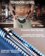 Twister Arm Trainer, Adjustable Resistance Spring Workout Bar for Chest, Arms, Shoulders and Forearms Muscle Training, Portable Home Fitness Equipment, Upper Body Strength Trainer - Image 4