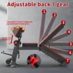 Adjustable Weight Bench,Utility Workout Bench Foldable Incline Decline Benches for Home Gym Full Body Workout,Load 600LBS - Image 3