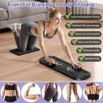 Pilates Board, Foldable Pilates Reformer Equipment with Timer, 7-in-1 Multi-Purpose Portable Pilates Reformer Machine Home Pilates Kit for Home Workout, Fitness, Exercise, Abs, Core Equipment - Image 2