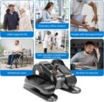 Under Desk Elliptical Exercise Machine with Remote Control & 12 Speeds, Quiet Elliptical Machine for Home Use, Ellipse Leg Exerciser as Seen on TV, Electric Leg Exerciser While Sitting for Seniors - Image 9