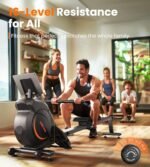 YOSUDA Magnetic/Water Rowing Machine 350 LB Weight Capacity - Rower Machine for Home Use with Bluetooth, App Supported, Tablet Holder and Comfortable Seat Cushion - Image 5