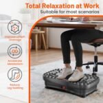 AXV Vibration Plate Exercise Machine Whole Body Workout Portable Mini Vibrate Fitness Platform Lymphatic Drainage Machine for Weight Loss Shaping Toning Wellness Home Gyms Workout (Mini) - Image 6