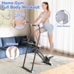 Stair Stepper & Ab Machine by SEWD, 2-in-1 Cardio Workout Equipment with Adjustable Handlebar & Large Pedals, 90% Pre-Assembled Fitness Equipment, Quickly Switch from Stepper to Abdominal Machine - Image 2