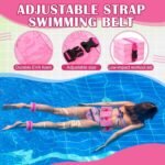 6 Pcs Aquatic Exercise Set Water Aerobics Set with Large Mesh Beach Bag Pool Fitness Equipment Foam Water Dumbbell Ankle Swimming Weight Aquatic Swim Belt for Exercise Weight Loss - Image 3
