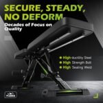 FLYBIRD Weight Bench, Adjustable Strength Training Bench for Full Body Workout with Fast Folding-New Version - Image 2