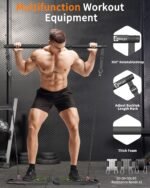 Push UP Board, Pilates Bar & Fitness Accessories, 25 in 1 Foldable Push up Bar at Home Gym, Workout Exercise Professional Push Up Strength Training Equipment for Man and Women - Image 3