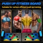 Push Up Board 9-in-1, Multi-Functional Workout Equipment for Home Gym - Strength Training & Chest, Arm, Core Exercises for Men & Women, Burn Fat & Build Muscle ﻿ - Image 3