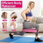 WALITO Resistance Bands for Working Out, Fabric Exercise Bands for Legs and Butt, Workout Bands for Women and Men, Booty Band for Yoga Starter Set, Pilates, Rehab, Fitness and Home Workout - Image 4