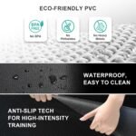 Foldable Treadmill Mat Walking Pads, Bike Exercise Equipment Mat, 1/4" Thick, 68"x24" Anti-Slip Waterproof Floor Protector for Carpet, Home Hardwood, Home Gyms, Workout Fitness Machines, Yoga, Gift - Image 3